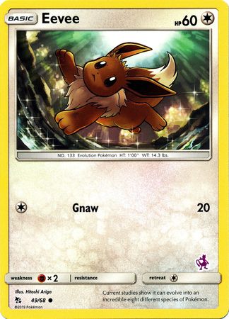 Eevee (49/68) (Mewtwo Deck) [Battle Academy 2020] | Arkham Games and Comics