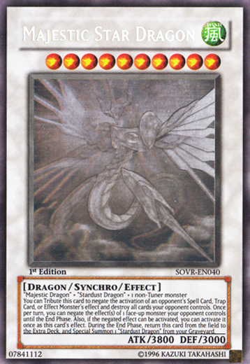 Majestic Star Dragon [SOVR-EN040] Ghost Rare | Arkham Games and Comics