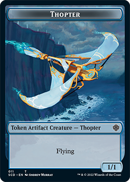 Bird // Thopter Double-Sided Token [Starter Commander Decks] | Arkham Games and Comics