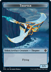 Bird // Thopter Double-Sided Token [Starter Commander Decks] | Arkham Games and Comics