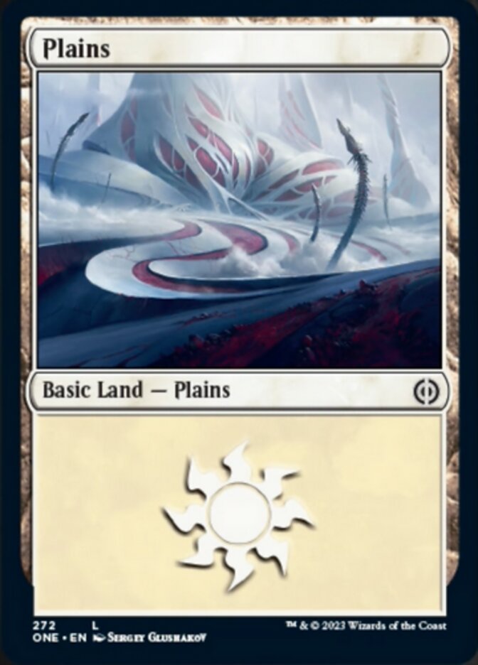 Plains (272) [Phyrexia: All Will Be One] | Arkham Games and Comics