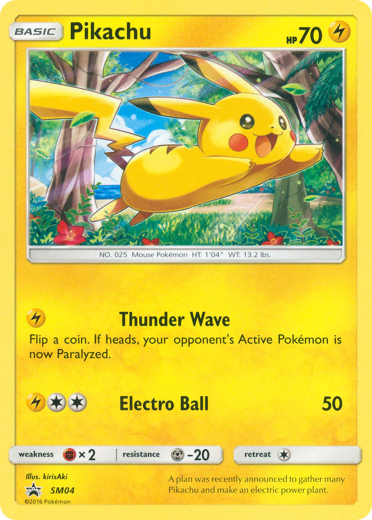 Pikachu (SM04) (Target Non Holo) [Sun & Moon: Black Star Promos] | Arkham Games and Comics