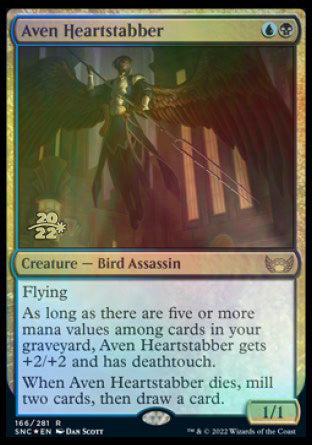 Aven Heartstabber [Streets of New Capenna Prerelease Promos] | Arkham Games and Comics