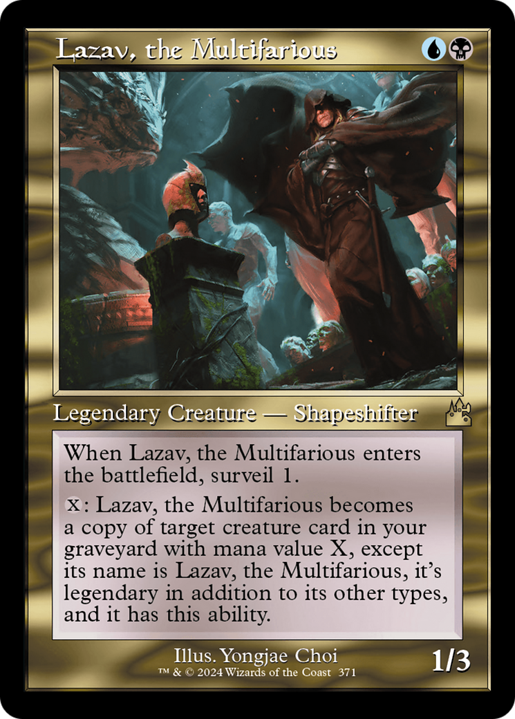 Lazav, the Multifarious (Retro Frame) [Ravnica Remastered] | Arkham Games and Comics