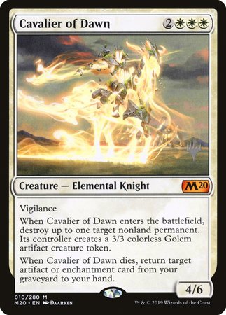 Cavalier of Dawn [Core Set 2020 Promos] | Arkham Games and Comics