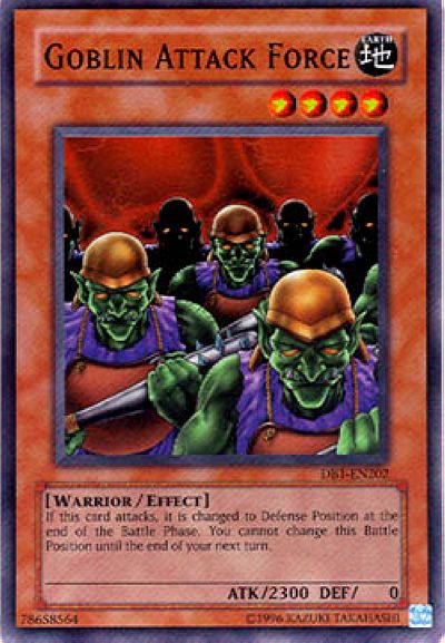 Goblin Attack Force [DB1-EN202] Super Rare | Arkham Games and Comics