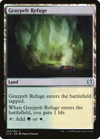 Graypelt Refuge [Commander 2019] | Arkham Games and Comics