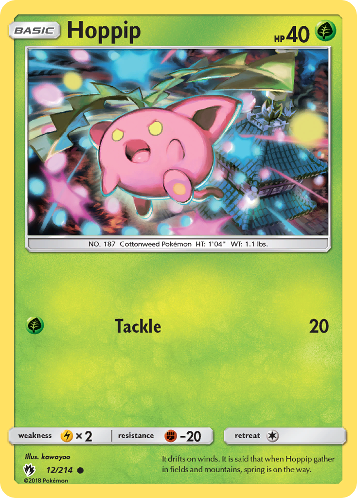 Hoppip (12/214) [Sun & Moon: Lost Thunder] | Arkham Games and Comics