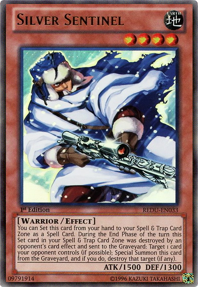 Silver Sentinel [REDU-EN033] Ultra Rare | Arkham Games and Comics