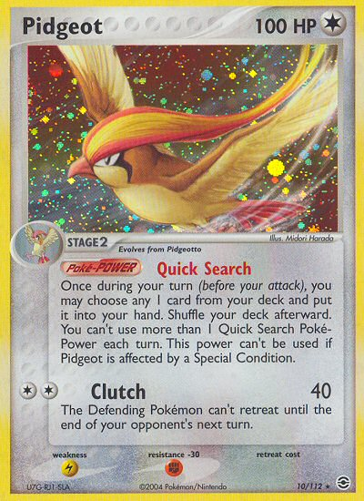 Pidgeot (10/112) [EX: FireRed & LeafGreen] | Arkham Games and Comics