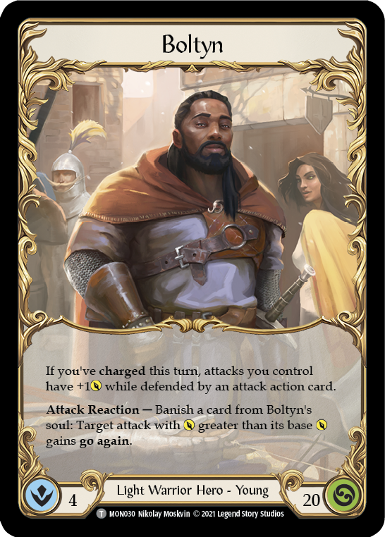 Ser Boltyn, Breaker of Dawn // Boltyn [MON029 // MON030] (Monarch)  1st Edition Normal | Arkham Games and Comics