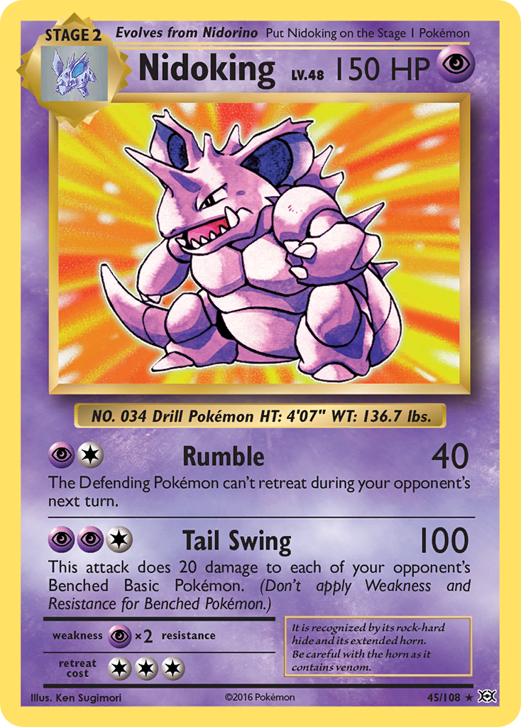 Nidoking (45/108) [XY: Evolutions] | Arkham Games and Comics