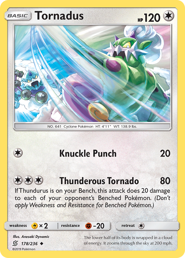 Tornadus (178/236) [Sun & Moon: Unified Minds] | Arkham Games and Comics