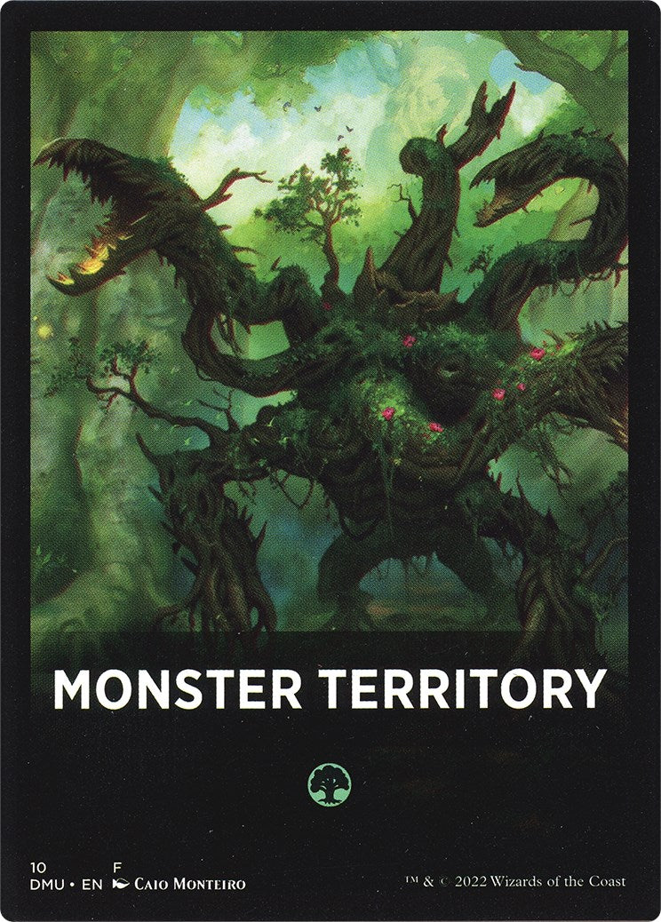 Monster Territory Theme Card [Dominaria United Tokens] | Arkham Games and Comics