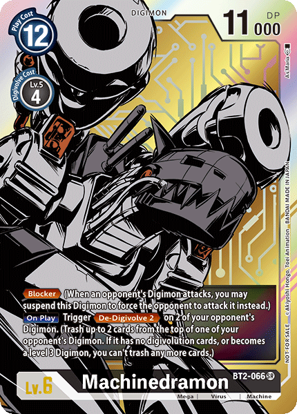 Machinedramon [BT2-066] (Alternate Art) [Release Special Booster Ver.1.0] | Arkham Games and Comics