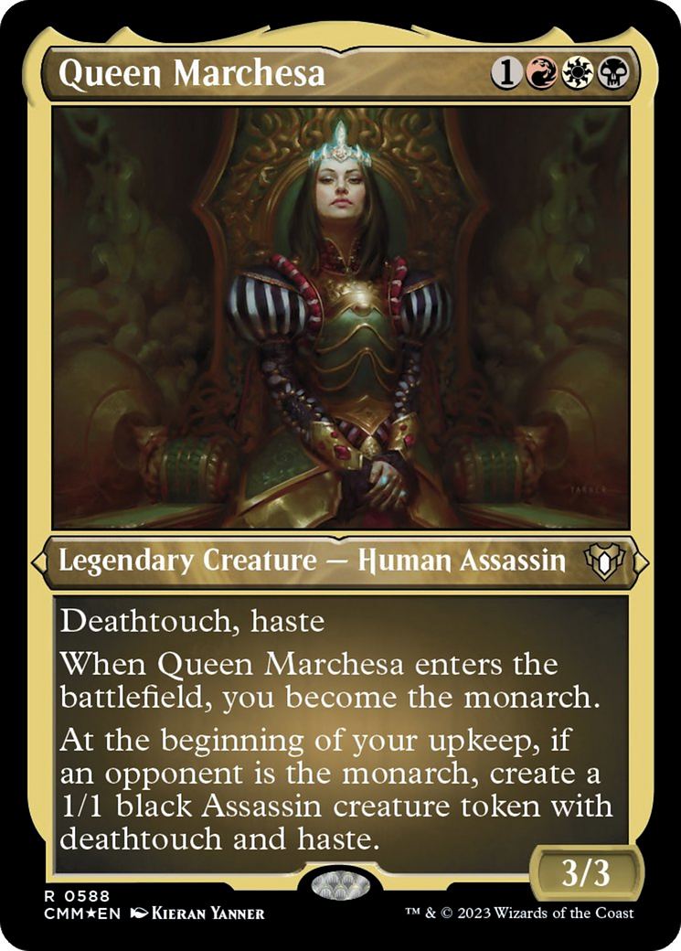 Queen Marchesa (Foil Etched) [Commander Masters] | Arkham Games and Comics