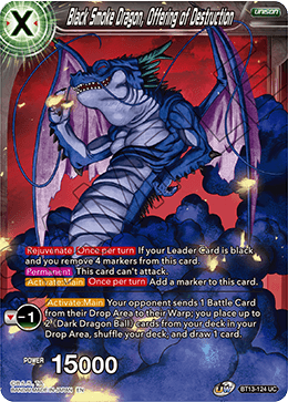 Black Smoke Dragon, Offering of Destruction (Uncommon) [BT13-124] | Arkham Games and Comics