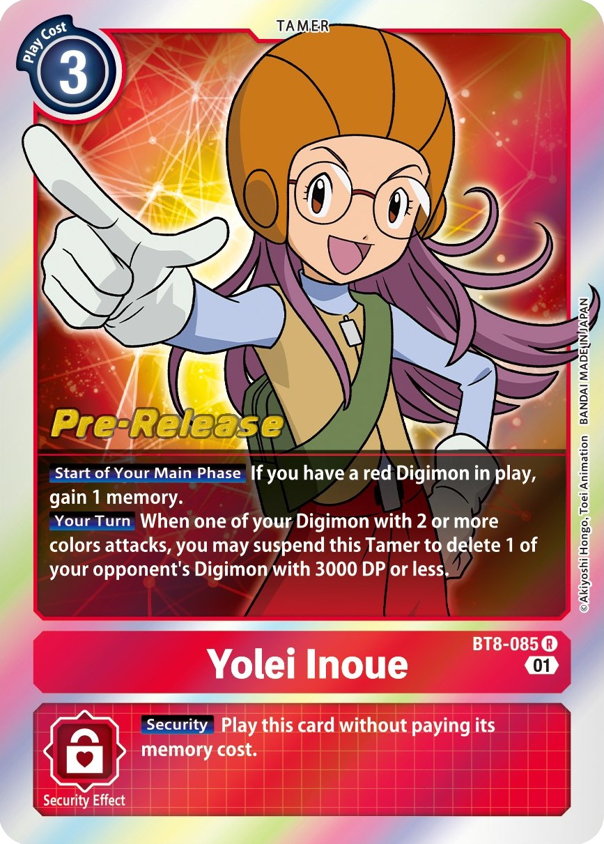 Yolei Inoue [BT8-085] [New Awakening Pre-Release Cards] | Arkham Games and Comics