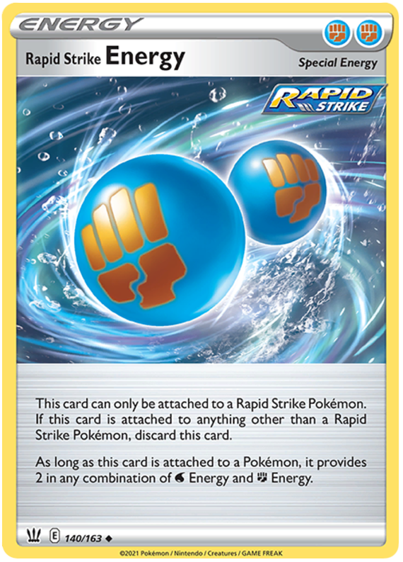 Rapid Strike Energy (140/163) [Sword & Shield: Battle Styles] | Arkham Games and Comics