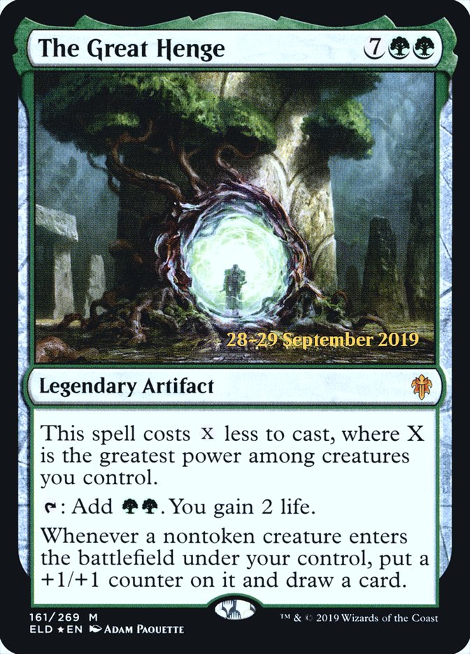The Great Henge  [Throne of Eldraine Prerelease Promos] | Arkham Games and Comics