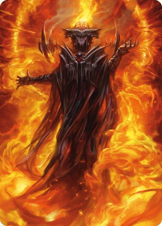 Sauron, the Dark Lord Art Card [The Lord of the Rings: Tales of Middle-earth Art Series] | Arkham Games and Comics