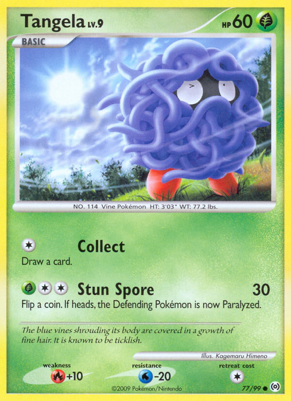 Tangela (77/99) [Platinum: Arceus] | Arkham Games and Comics