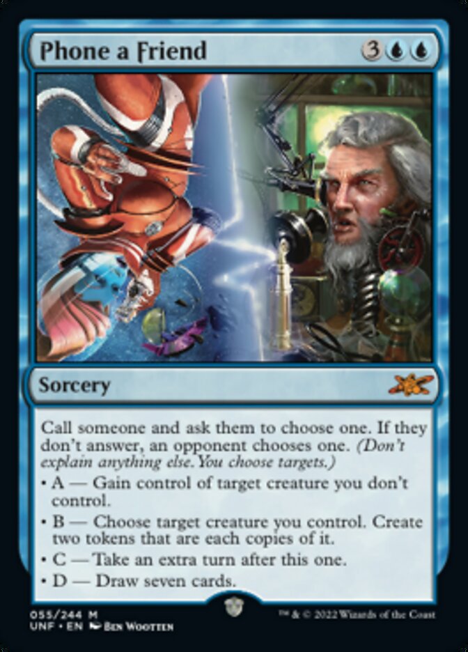 Phone a Friend [Unfinity] | Arkham Games and Comics