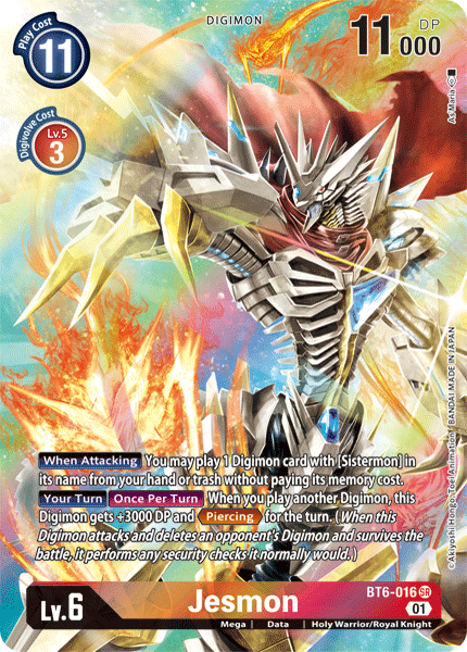 Jesmon [BT6-016] (Alternate Art) [Double Diamond] | Arkham Games and Comics