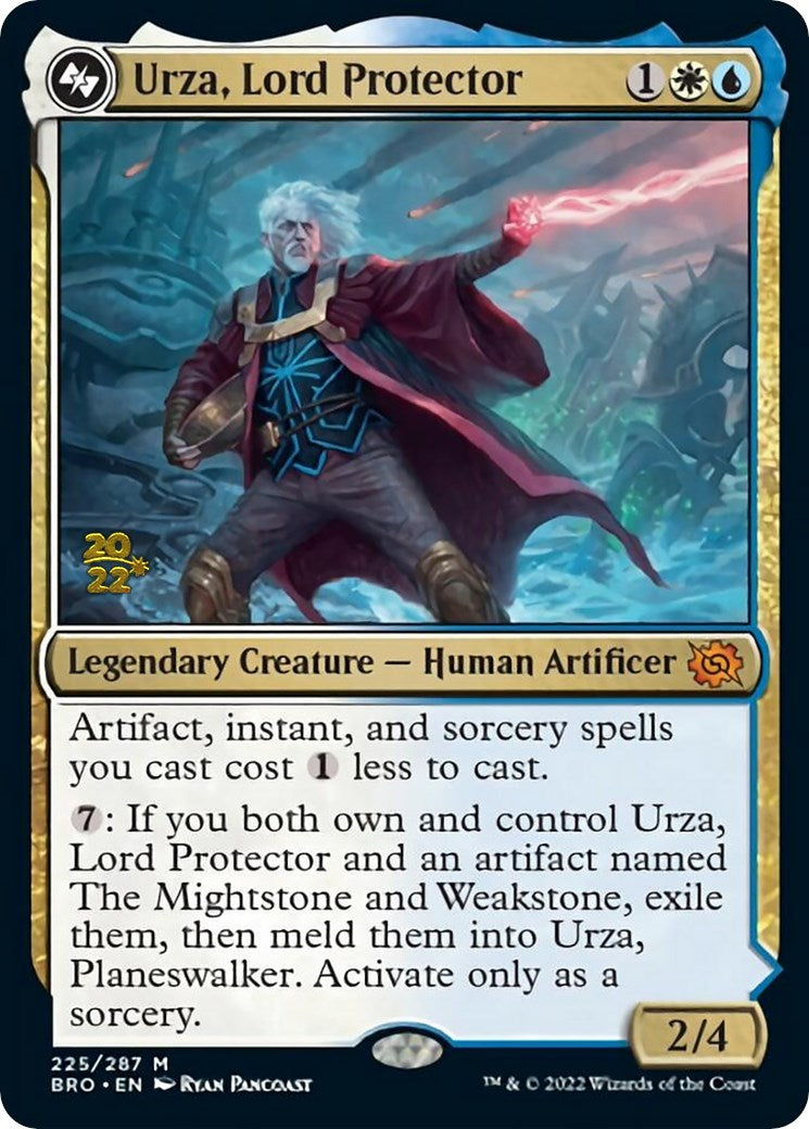 Urza, Lord Protector [The Brothers' War: Prerelease Promos] | Arkham Games and Comics