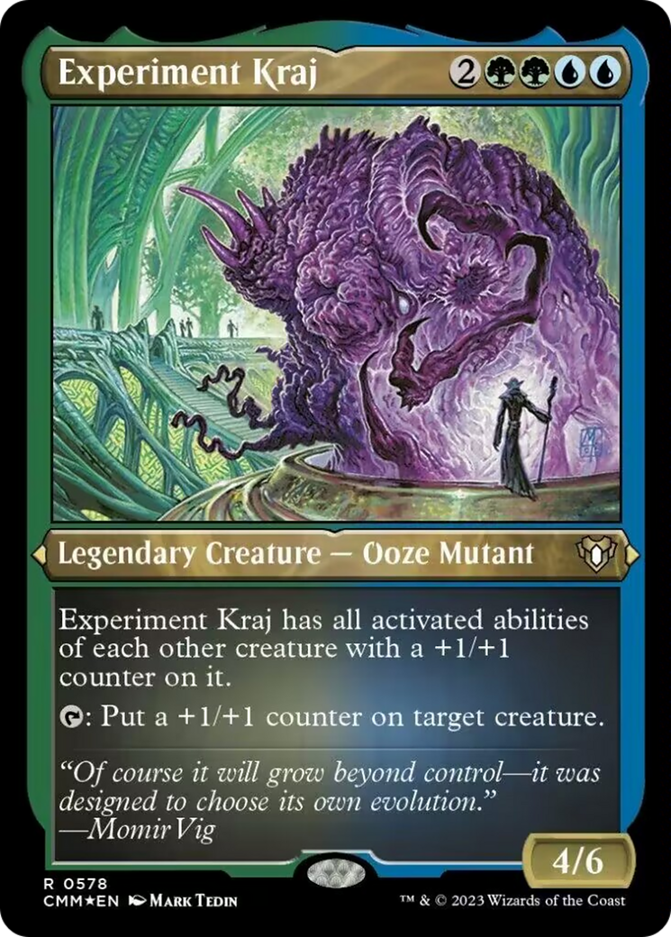 Experiment Kraj (Foil Etched) [Commander Masters] | Arkham Games and Comics