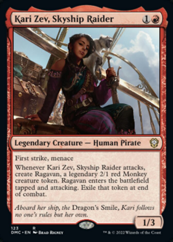 Kari Zev, Skyship Raider [Dominaria United Commander] | Arkham Games and Comics