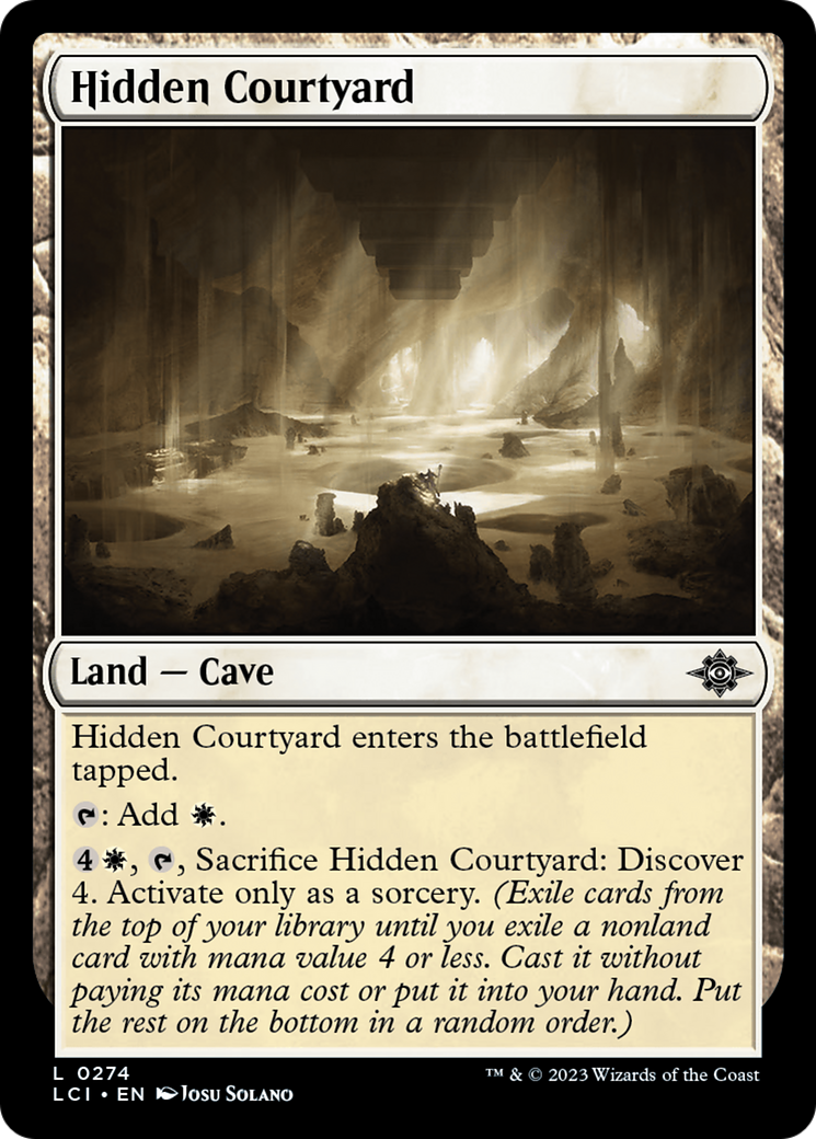 Hidden Courtyard [The Lost Caverns of Ixalan] | Arkham Games and Comics