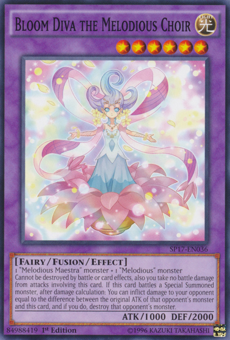 Bloom Diva the Melodious Choir [SP17-EN036] Starfoil Rare | Arkham Games and Comics