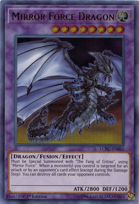 Mirror Force Dragon [LCKC-EN062] Ultra Rare | Arkham Games and Comics