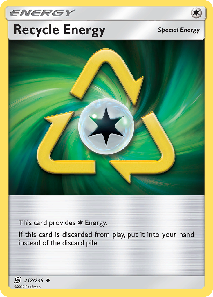 Recycle Energy (212/236) [Sun & Moon: Unified Minds] | Arkham Games and Comics