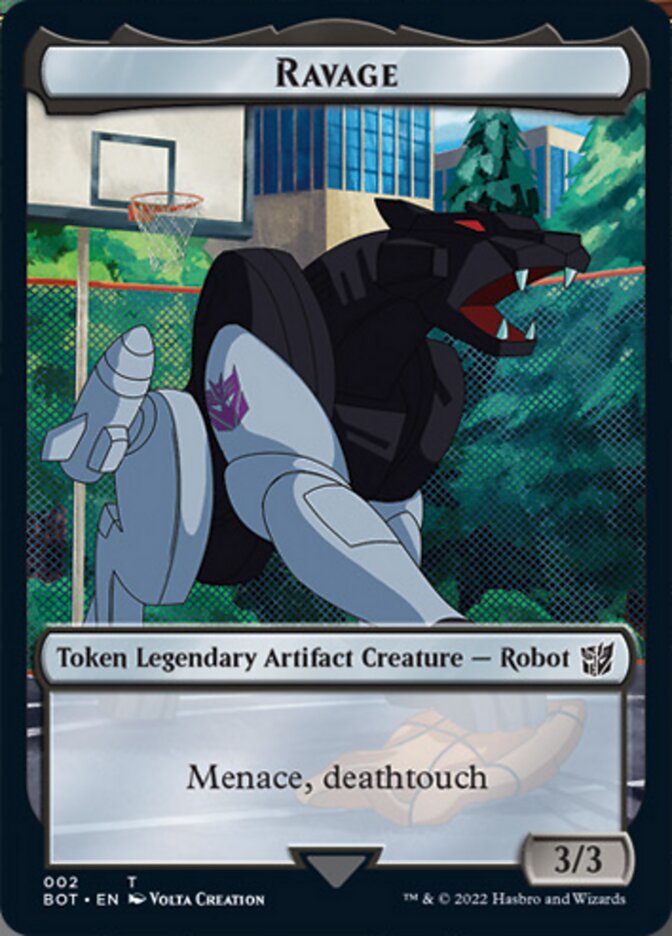 Powerstone // Ravage Double-Sided Token [The Brothers' War Tokens] | Arkham Games and Comics