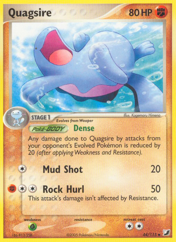 Quagsire (44/115) [EX: Unseen Forces] | Arkham Games and Comics