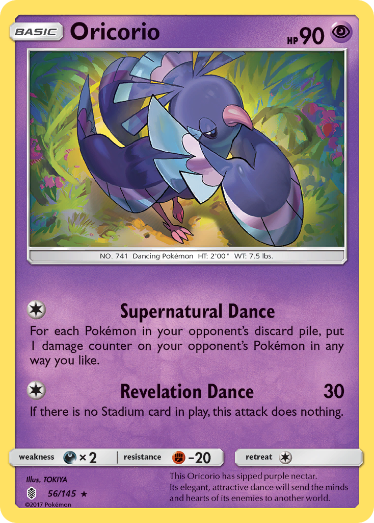 Oricorio (56/145) [Sun & Moon: Guardians Rising] | Arkham Games and Comics