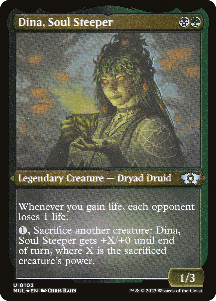 Dina, Soul Steeper (Foil Etched) [Multiverse Legends] | Arkham Games and Comics