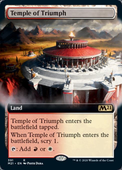 Temple of Triumph (Extended Art) [Core Set 2021] | Arkham Games and Comics