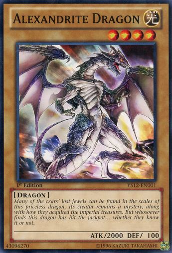 Alexandrite Dragon [YS12-EN001] Common | Arkham Games and Comics