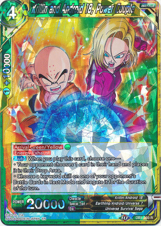 Krillin and Android 18, Power Couple (DB1-093) [Dragon Brawl] | Arkham Games and Comics