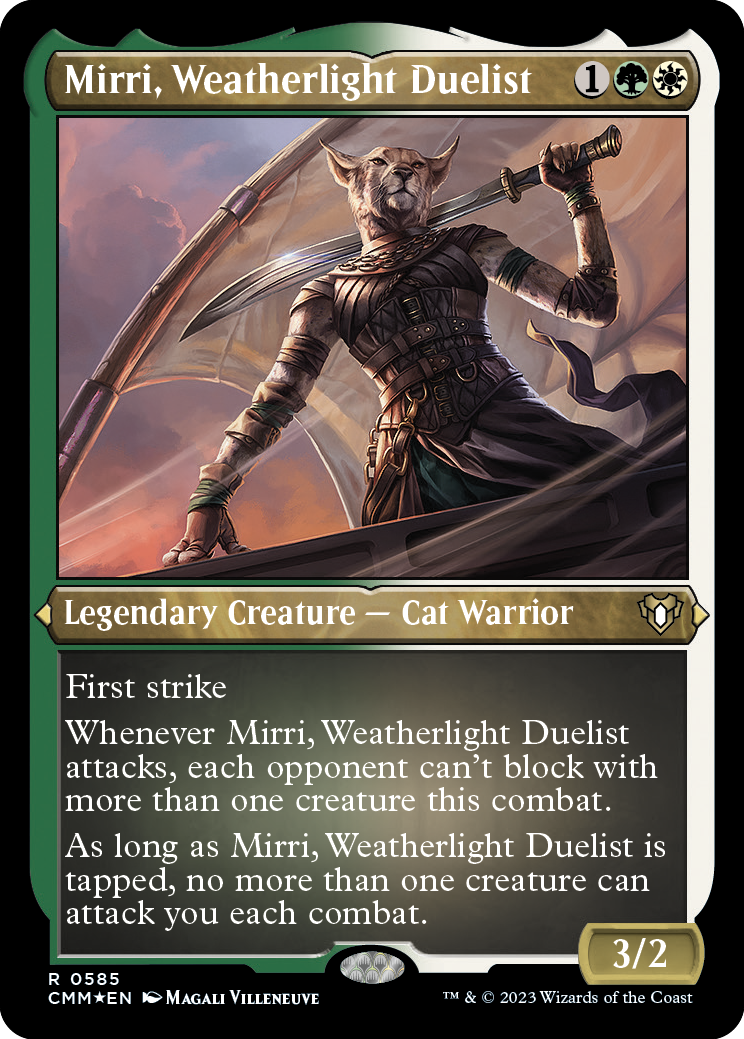 Mirri, Weatherlight Duelist (Foil Etched) [Commander Masters] | Arkham Games and Comics