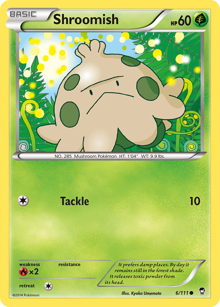 Shroomish (6/111) [XY: Furious Fists] | Arkham Games and Comics