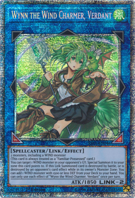 Wynn the Wind Charmer, Verdant [RIRA-EN046] Starlight Rare | Arkham Games and Comics