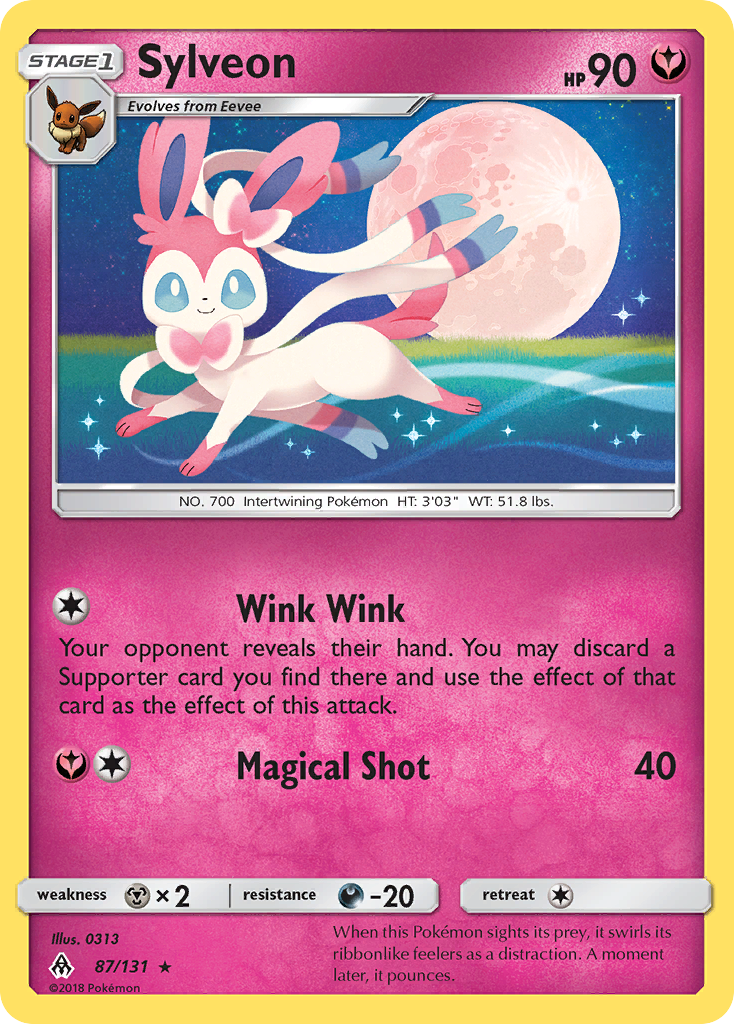 Sylveon (87/131) [Sun & Moon: Forbidden Light] | Arkham Games and Comics