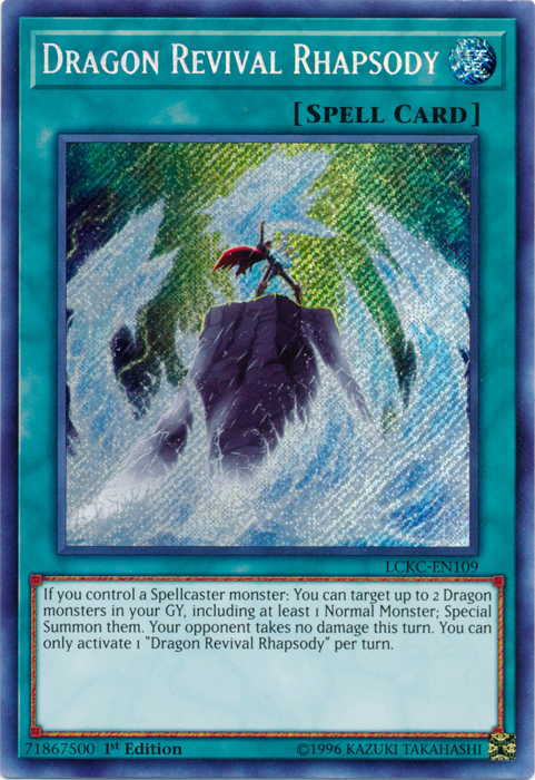 Dragon Revival Rhapsody [LCKC-EN109] Secret Rare | Arkham Games and Comics