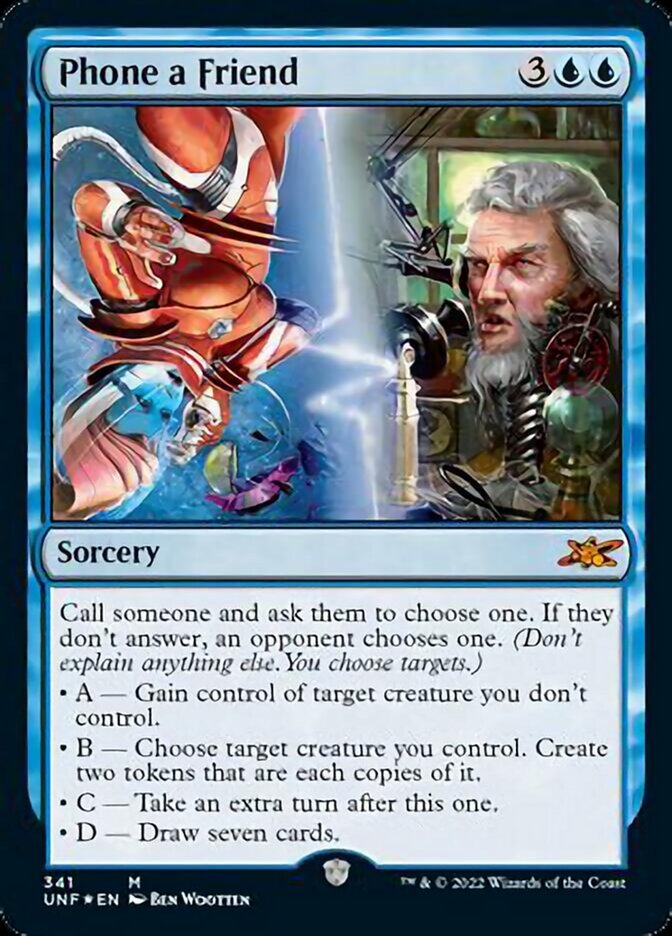 Phone a Friend (Galaxy Foil) [Unfinity] | Arkham Games and Comics