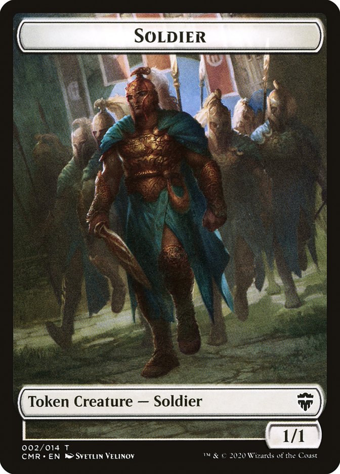 Soldier Token // Thrull Token [Commander Legends Tokens] | Arkham Games and Comics