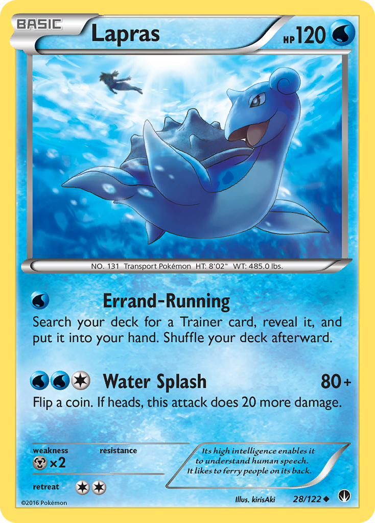 Lapras (28/122) [XY: BREAKpoint] | Arkham Games and Comics